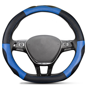 Personalizada de fábrica de deportes D-en forma de cosido a mano de cuero de microfibra <span class=keywords><strong>coche</strong></span> cubierta del <span class=keywords><strong>volante</strong></span> del <span class=keywords><strong>coche</strong></span> - Product Image 2
