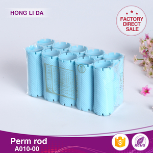 Honglida ลูกกลิ้งผมพลาสติกสีสันสดใสสำหรับผมยาว/สั้นม้วนผม10ขนาดใช้ในเชิงพาณิชย์ A010 - Product Image 6