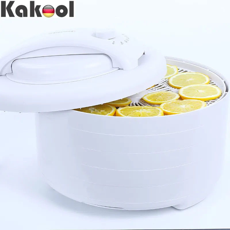 500W Home Food Dehydrator Obst Gemüse Kräuter Fleisch Trocknungs maschine Snacks Lebensmittel trockner Obst Dehydrator mit 5 Tabletts