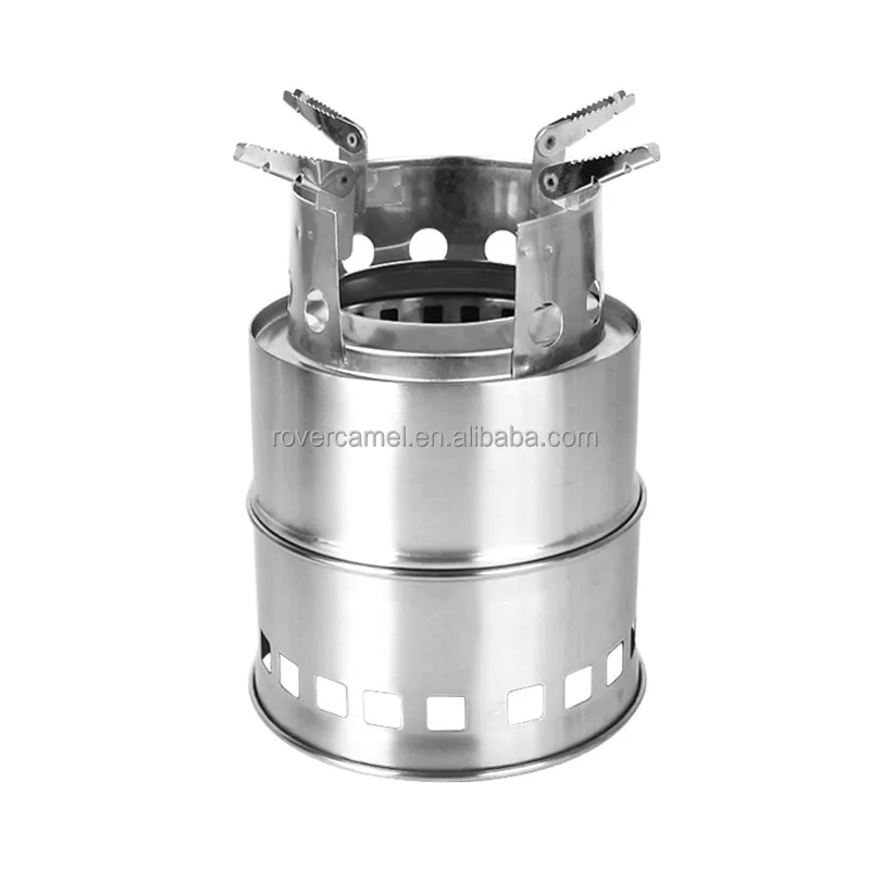 Новая модель туристической дровяной горелки для кемпинга