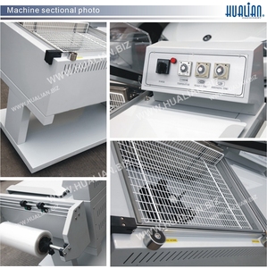 BSF-5540 <span class=keywords><strong>HUALIAN</strong></span> Machine automatique de scellage et de rétrécissement de Film plastique 400x300x100 1380x690x1065 500-800 externe - Product Image 4