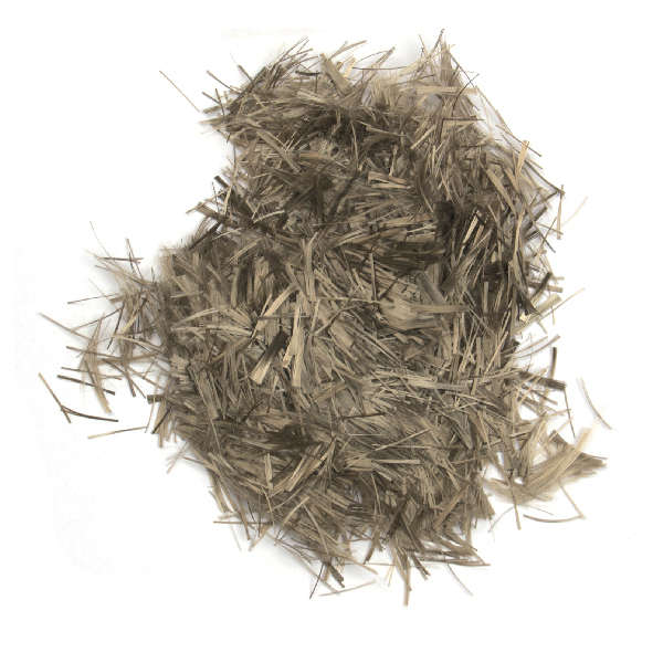 Corte picado de fibra de basalto hebra en hormigón