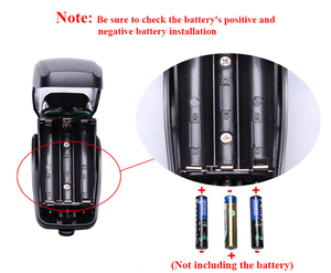 Phụ Kiện Xe Đạp Đen Không Thấm Nước 5 Đèn <span class=keywords><strong>Led</strong></span> Tay Cầm Phù Hợp Với Xe Đạp Đèn Trước Pin Xe Đạp - Product Image 3