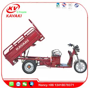 مصنع بيع kavaki 900W20A البضائع triclecycle جديد الهند السيارات الكهربائية عربة توك توك باجاج ثلاث ويلر السعر