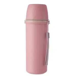 Wholesale Durable In Use New thermos Water Mug ,Wheat Straw Water Bottle,Biodegradable Coffee Travel Mug