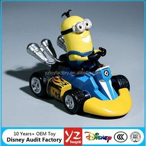 OEM <span class=keywords><strong>de</strong></span> alta calidad <span class=keywords><strong>Minions</strong></span> juguetes <span class=keywords><strong>de</strong></span> pvc figura para los niños que juegan, Despicable Me pvc figuras con el Coche plástico - Product Image 2