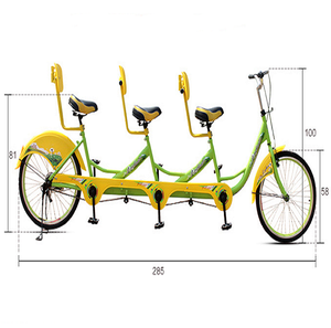 Bicyclette combinée surrey pour <span class=keywords><strong>3</strong></span> <span class=keywords><strong>places</strong></span>, <span class=keywords><strong>vélo</strong></span> compatible <span class=keywords><strong>3</strong></span> <span class=keywords><strong>places</strong></span>, haute qualité - Product Image 4