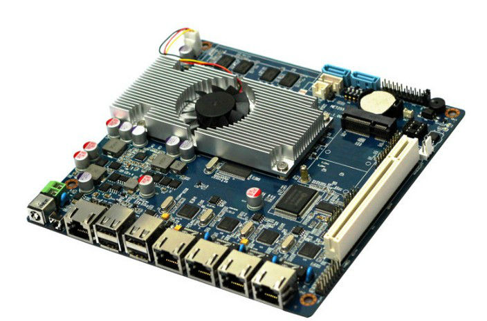 мини-itx промышленных материнская плата intel атома d2550 двухъядерный процессор с и 4 сетевых портов для брандмауэра