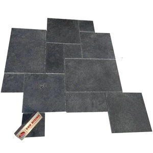 Natural piedra caliza azul piso de adoquines de piedra azul francés patrón para piscina de pavimentación - Product Image 1