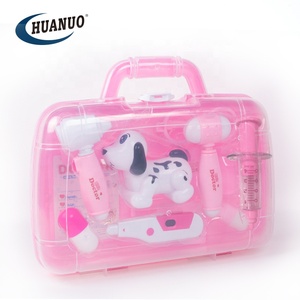 I bambini che giocano medico storie di plastica pet set medico medico kit di <span class=keywords><strong>giocattoli</strong></span> con la luce - Product Image 1