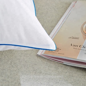 Funda de almohada blanca de alta calidad para el hogar, funda de almohada 100% algodón, a prueba de caídas, decoración para el hogar - Product Image 6