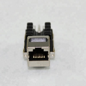 Cat5 Cat6 110 phong cách 90 độ đấm xuống snap-in bảo vệ Keystone jack - Product Image 3