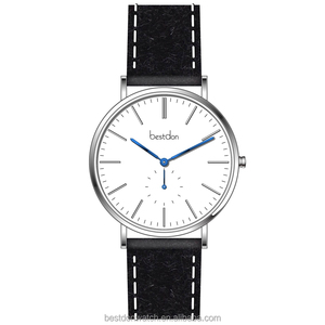 2024 vendita calda da <span class=keywords><strong>uomo</strong></span> orologio classico <span class=keywords><strong>in</strong></span> vera pelle Ultra sottile SS custodia giappone MOVT separato secondo orologio - Product Image 5