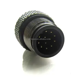 Compatible con conectores electrónicos m12 12 pin conector compatible para Alemania steckverbinder