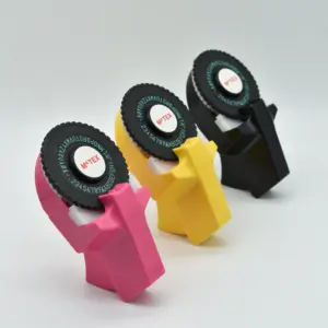 Renkli MoTex etiket yazıcı Mini DIY el dymo için uyumlu 3D kabartma manuel bant manuel daktilo yazı makinesi