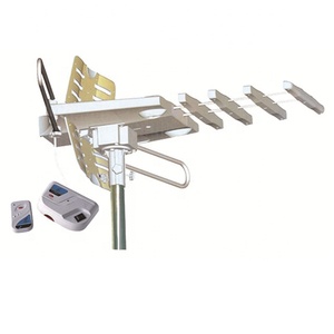 Antena HDTV Digital para exteriores HD amplificada con rotación de 360 grados motorizada, Radio UHF/VHF/FM con <span class=keywords><strong>Control</strong></span> remoto por infrarrojos - Product Image 1