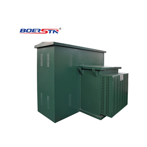 Transformador Compacto <span class=keywords><strong>de</strong></span> Tipo Americano para Exteriores <span class=keywords><strong>de</strong></span> 200KVA 300KVA 400KVA 500KVA 600KVA 800KVA Montado sobre Plataforma PMT Subestación - Product Image 1