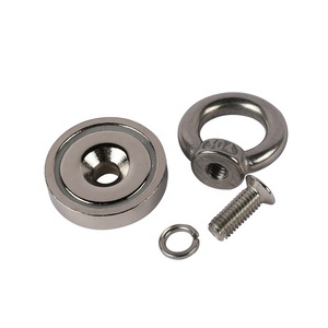 <span class=keywords><strong>Aimant</strong></span> ultraléger pmp-d25 à base de terres rares, bloc magnétique de qualité supérieure avec boulon oculaire D25 x 30mm - Product Image 4