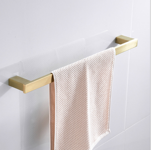 Porte-Serviettes En Acier inoxydable Moderne Accessoires <span class=keywords><strong>De</strong></span> <span class=keywords><strong>Salle</strong></span> <span class=keywords><strong>De</strong></span> <span class=keywords><strong>Bain</strong></span> Support Mural Or Brossé <span class=keywords><strong>Serviette</strong></span> <span class=keywords><strong>Barre</strong></span> - Product Image 3