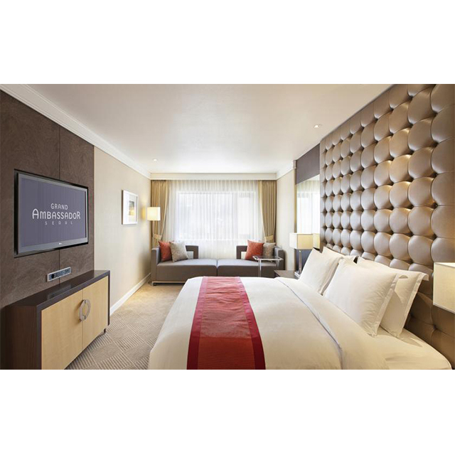 HO-050 Quality Hotel King Room Furniture Sets For 4 Star Hotel