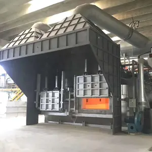 WONDERY 25Ton Capacity Energy Saving Gas Fired Melting Furnace For Aluminum Scrap