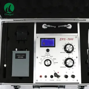 Novo epx7500 detector de metais, freqüência digital de alta precisão radar remoto