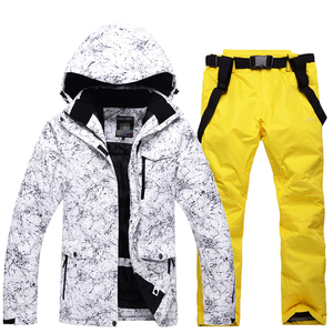 New Design High Quality Hot Sell Men Women Couple Warm Thick Outdoor <strong>Waterproof</strong> <strong>Winter</strong> Ski Pants Ski Suit Ski <strong>Jacket</strong> - Product Image 5