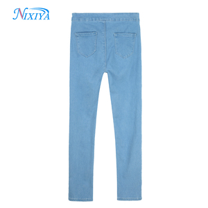 Wholesale washed women jeans elastic Mumbai Hot Sale - Product Image 4