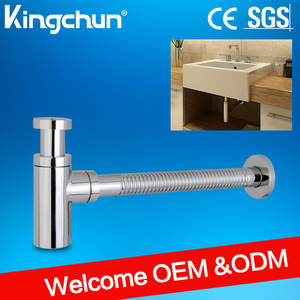 Siphon à tasse laiton pour lavabo ou bidet - Filetage 33 x 42 mm - Product Image 1