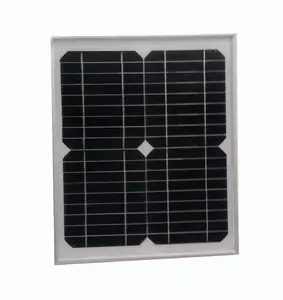 Panel Surya Kristal Tunggal Fleksibel 10W 18V