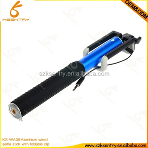 Aluminio con cable <span class=keywords><strong>selfie</strong></span> palo tanto para Android y iPhone accesorios de telefonía móvil - Product Image 6