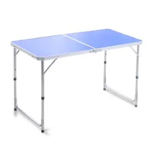 โต๊ะอลูมิเนียมอัลลอยด์พับได้สำหรับกลางแจ้งและมีน้ำหนักเบาพกพาสะดวกปรับแต่งโลโก้ได้