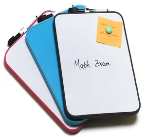 Best price wholesale small whiteboard PVC trim wrapped Magnetic memo board for writing