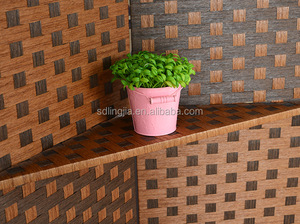 Marrón puertas Plegables acordeón insonorizadas Papel Hecho A Mano separador de ambientes - Product Image 2