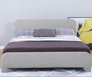 Willsoon thiết kế đơn giản đôi/Nữ Hoàng/Vua Kích thước khung giường trong gỗ và vải lanh vải bảng điều khiển và ván ép phong cách với bọc - Product Image 3