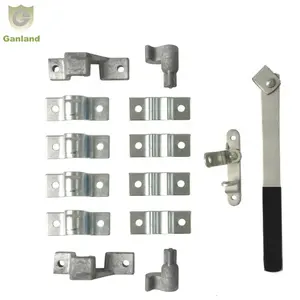 GL-11127 Cam Actie Afsluitbare Ingesloten Trailer Deur Bar Lock