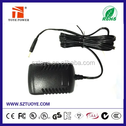 Guangdong proveedor Ac Dc adaptador de 9 v 1a con UL/CUL GS CE SAA FCC aprobado