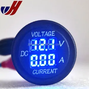 Amplificateur de voiture numérique 12V 24V DC, double LED, compteur et voltmètre de voiture