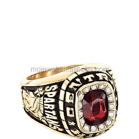 Université personnalisé Bague Bague Universitaire|