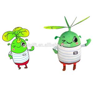 Caliente regalos promocionales nueva verduras personalizados verde suave realista de peluche de juguete - Product Image 6