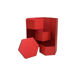 Hebei Huiya Three-tier <strong>Hexagonal</strong> Flower <strong>Gift</strong> <strong>Box</strong> and Rotatable Flower <strong>Box</strong> - Product Image 4