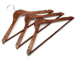 Cao Cấp 30-Pack Lớp Một Lotus Màu Sắc Tự Nhiên Bằng Gỗ Móc Quần Áo Cao Cấp Kệ & Đường Ray - Product Image 2