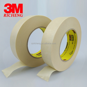 Nastro Adesivo 3M 232 Monofacciale in <span class=keywords><strong>Carta</strong></span> <span class=keywords><strong>Crespa</strong></span> Acrilica Termofusibile per Uso Speciale su Aerei, Resistente al Calore - Product Image 2