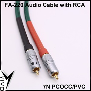 OEM ODM FURUTECH FA-220 PVC cas PCOCC Double RCA Audio Câble - Product Image 4