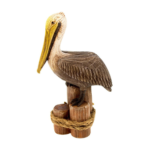 bellissimo rustico marrone statua resina <span class=keywords><strong>pellicano</strong></span> - Product Image 1