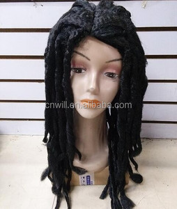Uomini Dreadlocks <span class=keywords><strong>Parrucca</strong></span> Dreadlocks <span class=keywords><strong>Rasta</strong></span> Dreadlocks Hiphop Danza Cosplay Sintetica <span class=keywords><strong>Parrucca</strong></span> Torsione Trecce <span class=keywords><strong>Parrucca</strong></span> - Product Image 4