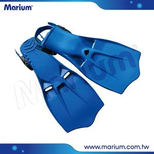 Scuba Rubber Snorkeling Fins With 3 Main Channels Long Blade Fins - Product Image 4