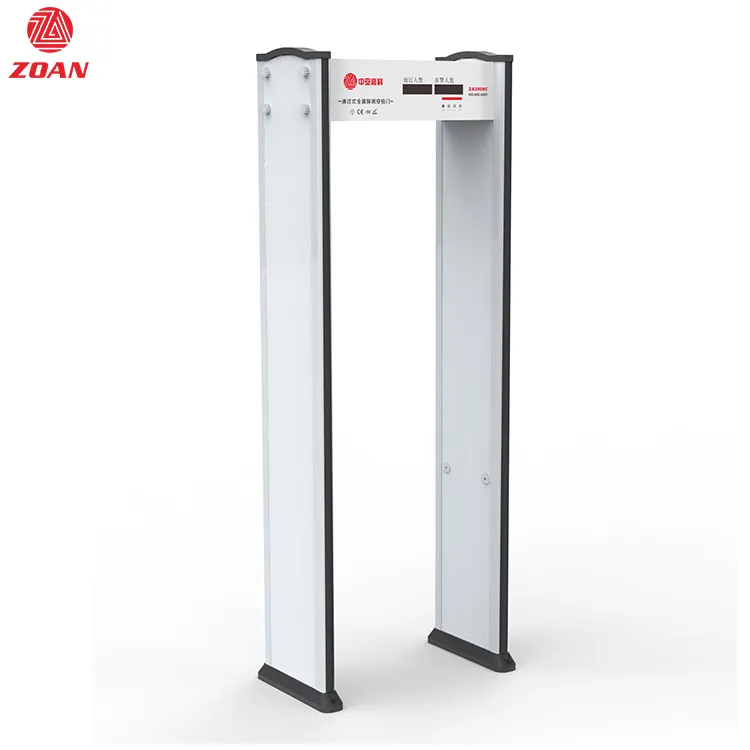 And Detectors 18 Zones Walk Through Door Frame Full Body Security Gold Metal Scanner Arched Metal Detector For Public Area