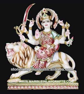 Maa Ambaji Hindu Marble <b>Statues</b> - Product Image 1
