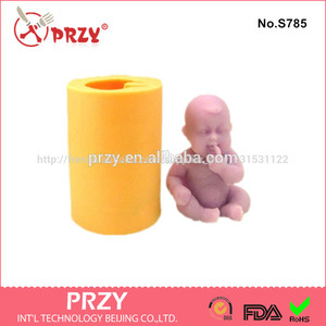 3 d beau bébé à <span class=keywords><strong>manger</strong></span> à la main moule <span class=keywords><strong>en</strong></span> silicone de savon - Product Image 1